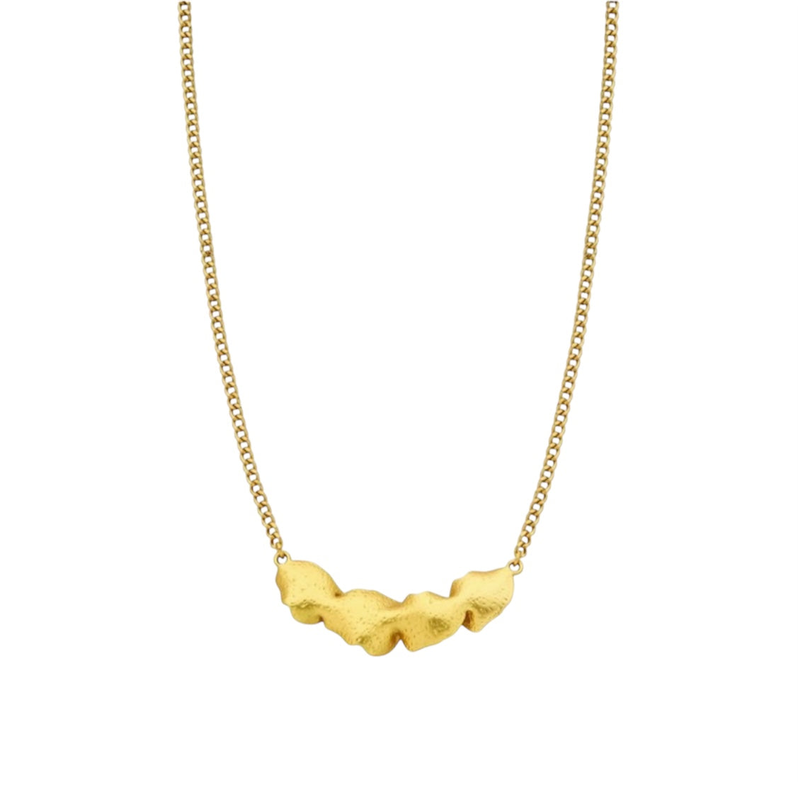 Halskette - Goldblatt