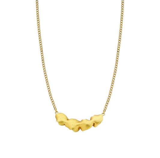 Halskette - Goldblatt